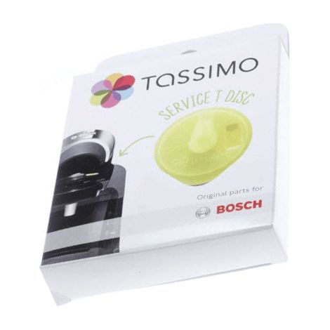 T-DISC DE SERVICE JAUNE POUR PETIT ELECTROMENAGER BOSCH - 00576836 (1/4)