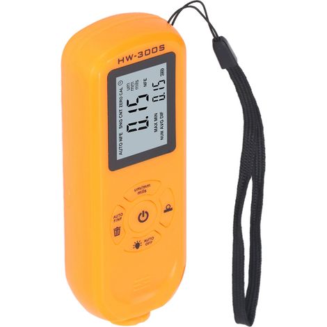 Jauge d'épaisseur de revêtement à écran vertical haute précision pour peinture automobile, idéale pour les acheteurs de véhicules d'occasion (orange). (1/5)