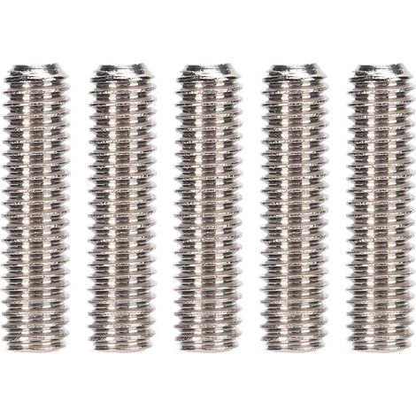 Kit de 50 vis sans tête A2-70 en acier inoxydable M3x12 pour réglage et fixation précise