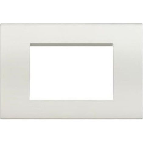 Placca 3 Posti bianca LIVING Light compatibile LNA4803 / LN4703