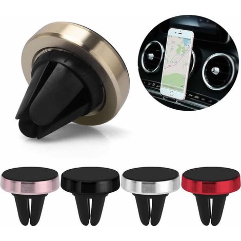 Support magnétique de téléphone pour voiture, compatible avec smartphones et mini-tablettes, support universel pour grille d'aération, GPS (1/5)