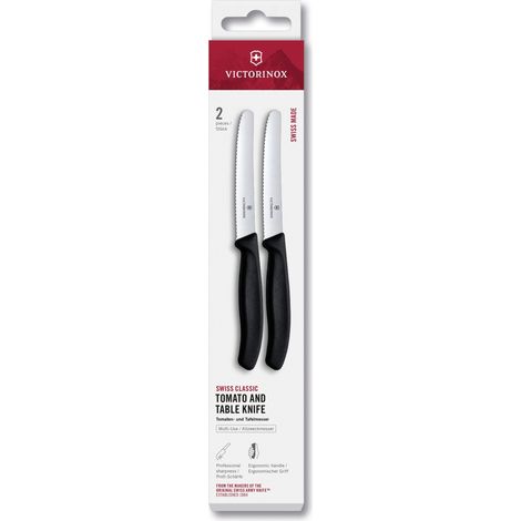 Set coltelli da cucina Victorinox swissclassic 2 pezzi lavabile in lavastoviglie ergonomico