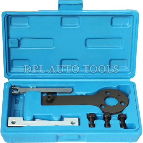 Kit de herramientas de sincronización, plástico de alta calidad, estuche compacto de plástico moldeado por soplado, compatible con motores Fiat y Chrysler, bloquea el árbol de levas y el cigüeñal, her (1/5)
