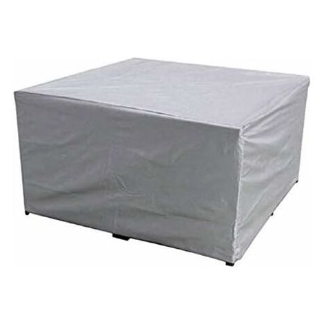 Garden Table Cover, Waterproof Rectangular Tarp for Outdoor Furniture, Wind/Rain/UV/Dust Proof, with Drawstring (150 x 150 x 75cm) (1/5)