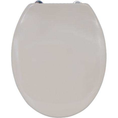 Asiento Wc Thermo Hard Topo - Bisagras Acero Inoxidable MSV