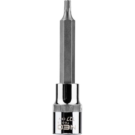 Punta Torx en vaso de 1/2", T27 x 100 mm