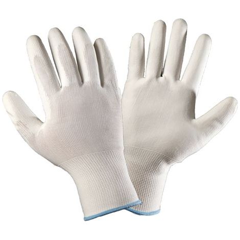 GUANTI IN POLIESTERE/POLIURETANO Tg.11 (XXL) - palmo bianco