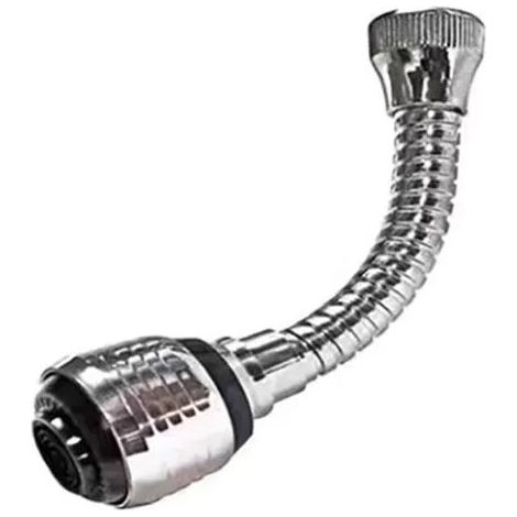 Nouveau pulvérisateur flexible pour robinet 360° avec jet puissant, accessoire de salle de bain et de cuisine (1 pièce).