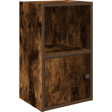 Maison Exclusive - Libreria Rovere Fumo 31x24x52 cm in Legno Multistrato