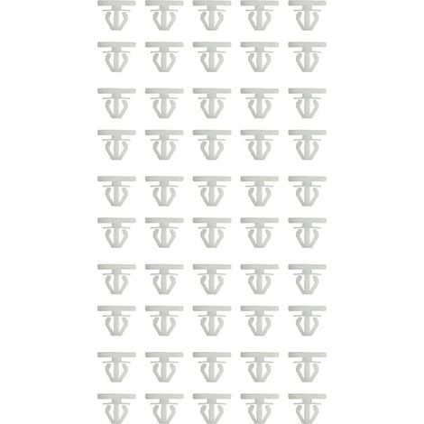 50 clips de garniture de passage de roue avant et arrière en plastique pour Transit Tourneo Connect