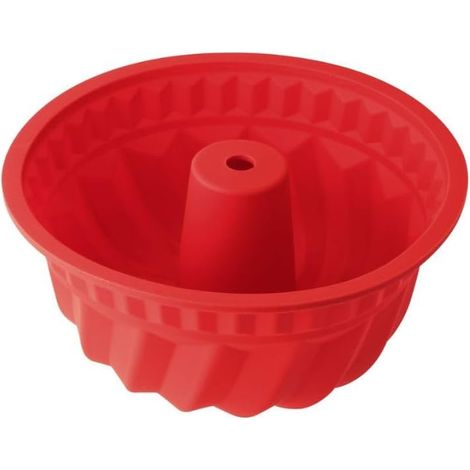 Kuchenform, Silikonform, rot, 22 cm