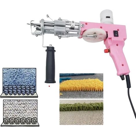 Pistola per tufting, funzionalità 2 in 1, alta efficienza, spina europea (1/2)