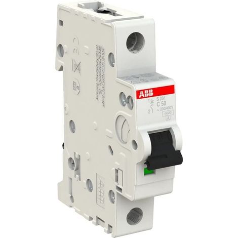 Interruptor automático 1P C 50A 6kA CA S201-C50 2CDS251001R0504
