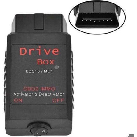 Drive Box - IMMO Disattivatore Et Activateur OBD2 - Compatible EDC15 ME7 ME7.1 ME7.5 - Pour Voitures SEAT Et Patrol - 1 Unite (1/4)