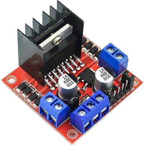 Módulo L298N, placa controladora de motor paso a paso con doble puente H, 2A/25W, apto para robots y coches inteligentes. (1/5)