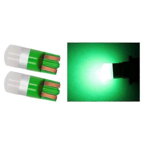 Lot de 2 ampoules LED 3030 SMD T10 W5W pour feux de gabarit, plafonniers et lampes de portières de voiture (1/5)