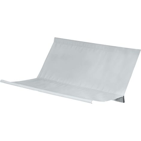 1 Housse de rechange pour balancelle, tissu Oxford 600D imperméable, coutures renforcées, pour terrasse ou jardin, grise (1/5)