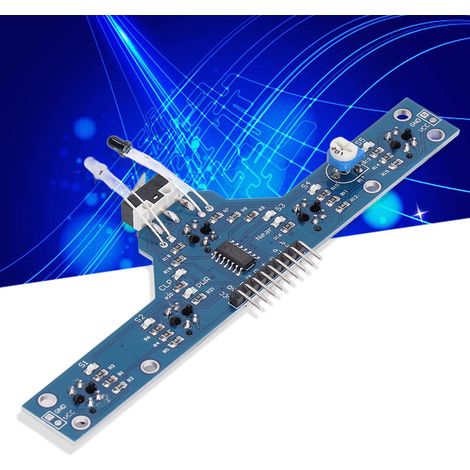 Fünfkanal-Tracking-Sensormodul, Fünfkanal-Linienverfolgungsmodul, Hindernisvermeidungs-Sensormodul mit fünf Hauptfunktionen, verwendet in intelligenten Automobilrobotern. (1/5)