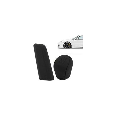 Funda de silicona para palanca de cambios, funda para freno de mano automático, funda para palanca de cambios de coche, funda de silicona para freno de mano, antideslizante, duradera, para decoración (1/4)