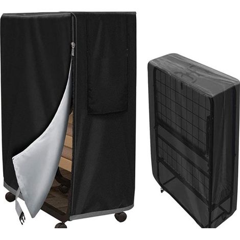 130 x 30,5 x 99 cm Copertura protettiva per letto pieghevole, copertura antipolvere, copertura protettiva con cerniera, copertura protettiva universale impermeabile per letto pieghevole, rob (1/5)