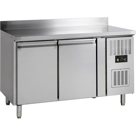 Table réfrigérée compacte en inox, 282 L, 2 portes GN 1/1, 300 W, 220 V - MONO