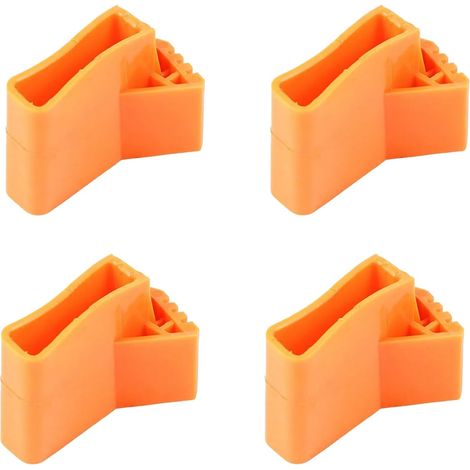 Lot de 4 rallonges d'échelles - Accessoires pour échelles - Stabilisateurs en caoutchouc antidérapants - Pour la sécurité des marches dans la maison, le garage, les , la cuisine, l'armoire (1/5)