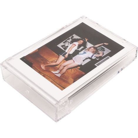 Boîte de rangement photo transparente pour appareil photo instantané 3 pouces, avec dragonne. (1/5)