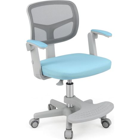 Kinderschreibtischstuhl, höhenverstellbar 41-52 cm, blau
