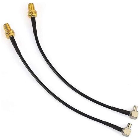 Câble adaptateur SMA femelle vers TS9 mâle pour antenne 4G. 15 cm. lot de 2. pour routeur d'antenne externe E5372 E5577 E (1/3)