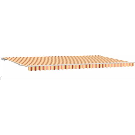 Maison Exclusive - Tenda Retrattile Giallo e Arancione 600 × 350 cm