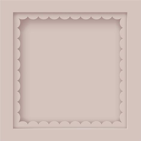 Scallop Wooden Panel Effect Wallpaper Soft Pink Modern Bedroom 10m Roll (1/4)