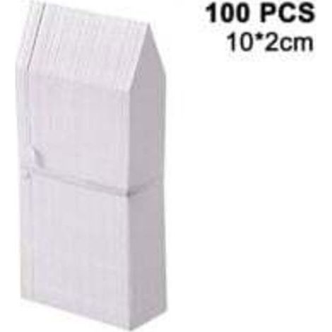 100 paquets d'étiquettes de plantes étiquettes de type piquet étiquettes de jardin en plastique étiquettes de pépinière pour fleurs, légumes, semis, graines (1/4)