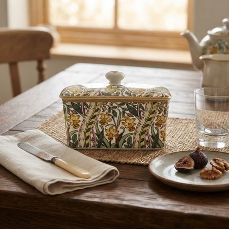 Daffodil Design Kitchen Butter Dish (1/2)