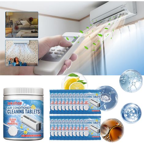 Lingettes nettoyantes pour climatiseurs, 100 g (20 lingettes de 5 g), spécialement conçues pour les climatiseurs intérieurs et muraux. Élimine les odeurs et le calcaire. -- BIEMMEDUE (1/5)