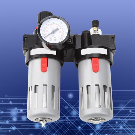Séparateur huile-eau, filtre duplex, régulateur de pression, séparation gaz-liquide BFC2000 (1/5)