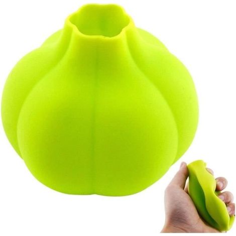 Knoblauchschäler – Grün – Lebensmittelechtes Silikon – Praktisch – Spülmaschinenfest – Flexibel (1/4)