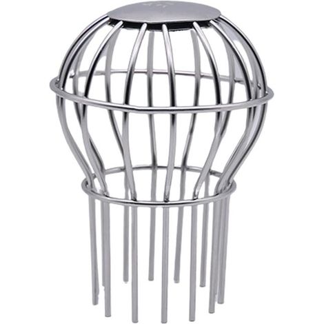 Filtro per grondaia in acciaio inox, protegge da foglie e detriti, pratico strumento di pulizia - 72 mm (1/5)