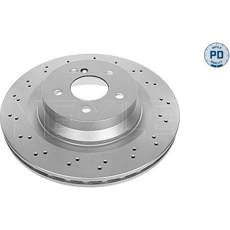 Lote de 2 Disco de freno Meyle 015 523 0017/PD  para OE 211 423 10 12 - 211 423