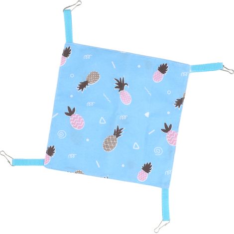 Hamac suspendu respirant et doux pour cage d'animaux de compagnie, idéal pour les chats, hamsters et écureuils (20 x 20 cm). (1/5)