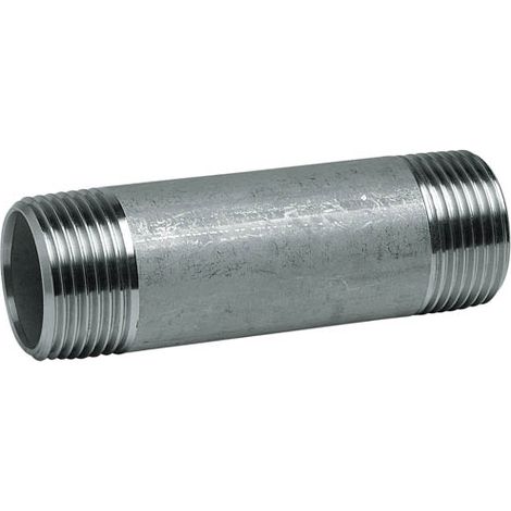 Sferaco – Raccord inox mâle 3/4 – Longueur 100mm – Filetage conique BSP – Pression PN20 – Température -25°C à +180°C