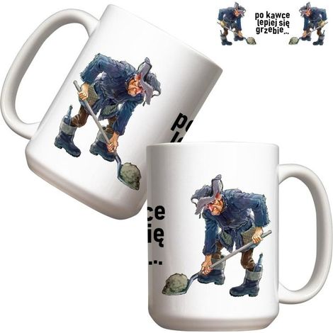 Tasse – Kaffee regt zum Nachdenken an (440 ml)