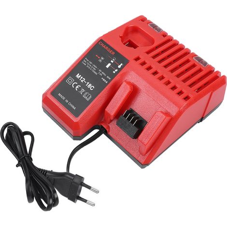 Chargeur De Batterie Au Lithium - 12 V À 18 V - Entrée 110-240 V CA - Prise UE - Pour Outils Sans Fil - 1 Pièce