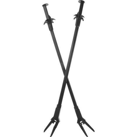 Pince de Nettoyage pour Aquarium 2pcs en Plastique Noir Outil de Maintenance et Plantation D algues pour Nettoyage et Entretien de A (1/5)
