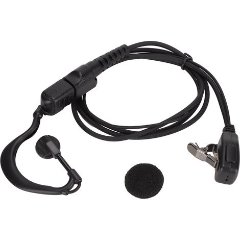 Écouteur Walkie-Talkie en forme de G, casque radio bidirectionnel avec micro PTT pour Motorola XIR P6600 P6608 P6620 E8600 (1/5)