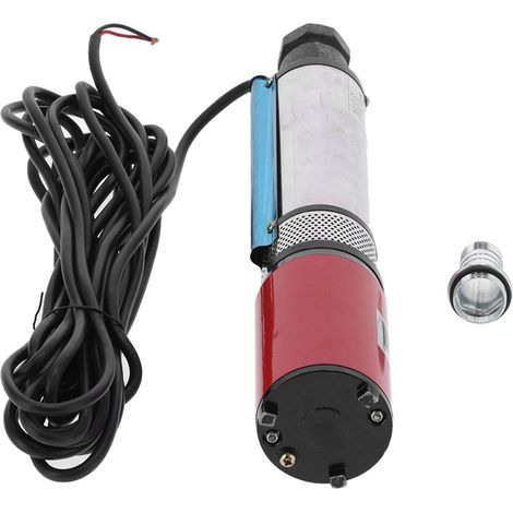 Pompe immergée DC DeepWell grande capacité haute levée batterie solaire moteur laiton turbine flottante S435 24V (1/5)