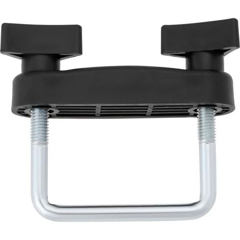 Colliers de serrage en U pour coffre de toit – Fixation sécurisée – Métal et plastique – Largeur interne 78 mm – Pour porte-bagages de voiture (1/5)