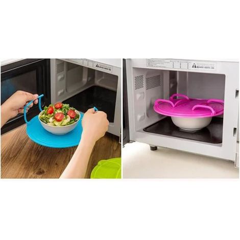 Panier Vapeur Cuisine multifonctionnelle Micro-ondes Tablette du four Chauffage Cuisine à la vapeur Cuisinière Plateau d'alime[1512] (1/4)