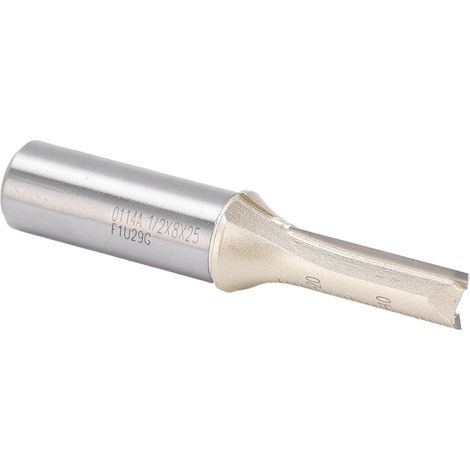 Fraise à trois dents en carbure à queue droite pour défonceuse, accessoires pour machines de découpe CNC (1/5)