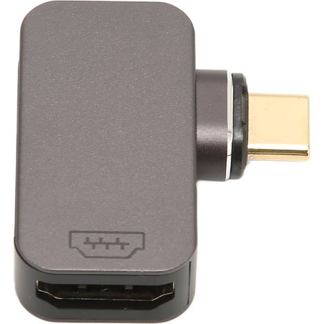 Adaptateur HD Multimedia Interface vers USB-C 24 broches 4K 60 Hz, convertisseur vidéo magnétique pour ordinateur portable, téléphone et TV (1/5)