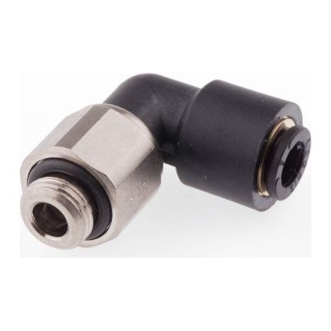 Adaptateur fileté coudé Legris LF3000 vers Enfichable 6 mm G 1/8 Mâle ( Prix pour Paquet de 5 )